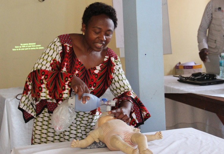 Training for midwives and health care workers is vital for obstetric and newborn care
